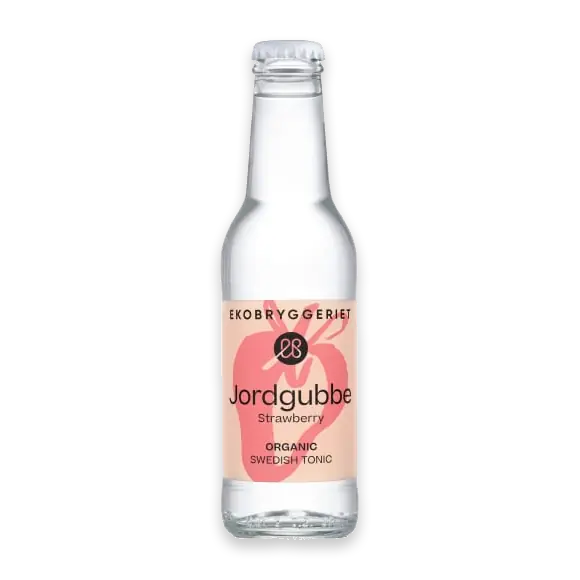 Strawberry Tonic Drinkmix Glas