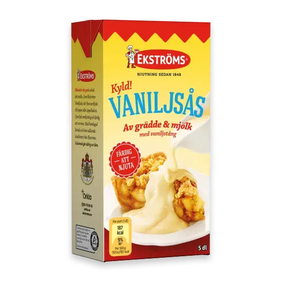 Kyld Vaniljsås Grädde & Mjölk