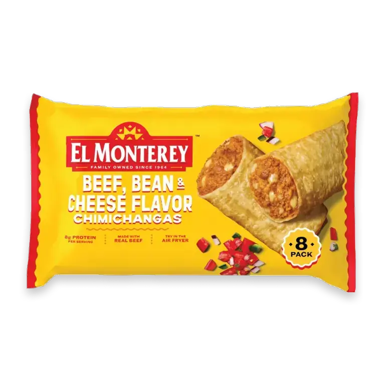 Family Size Beef, Bean & Cheese Flavor Frozen Chimichangas