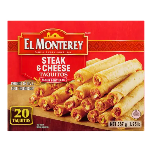 Flour Beef & Cheese Taquitos 595 g (frozen)