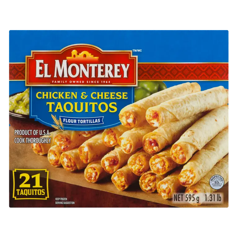 Flour Chicken & Cheese Taquitos 590 g (frozen)
