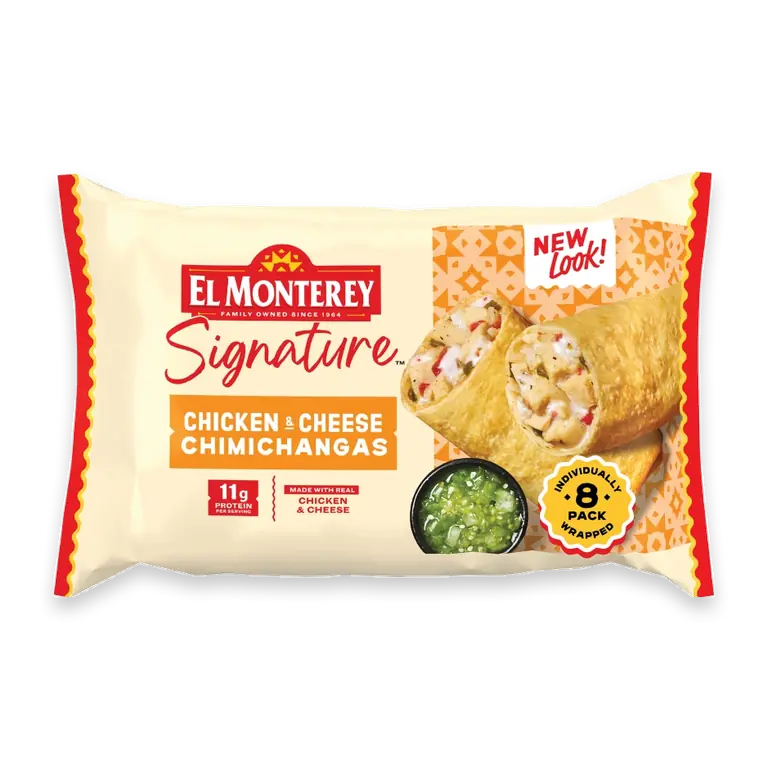 Signature Chicken Cheese and Rice Frozen Chimichangas