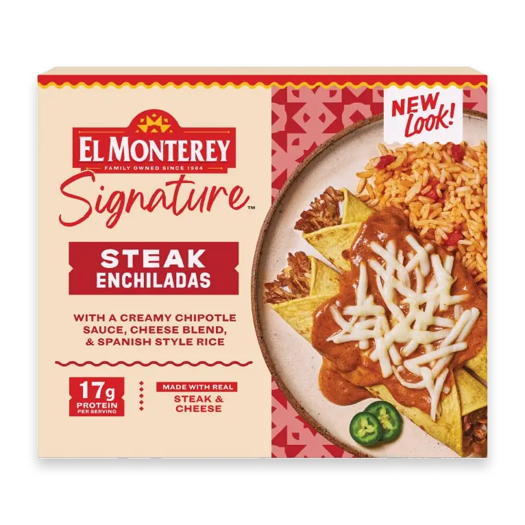 Signature Entrée Steak Enchilada, 9 oz (Frozen)