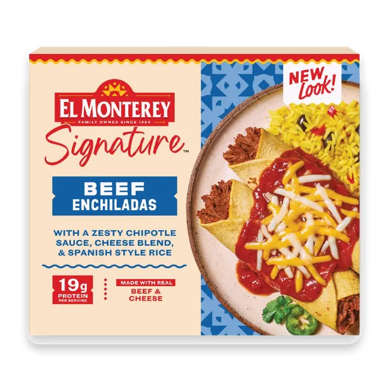 Signature Frozen Entrée Beef Enchiladas