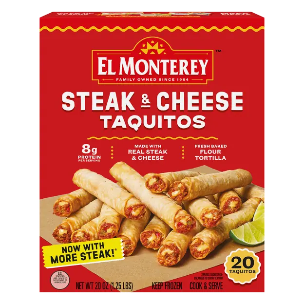 Steak & Cheese Taquitos - 20 ct Frozen
