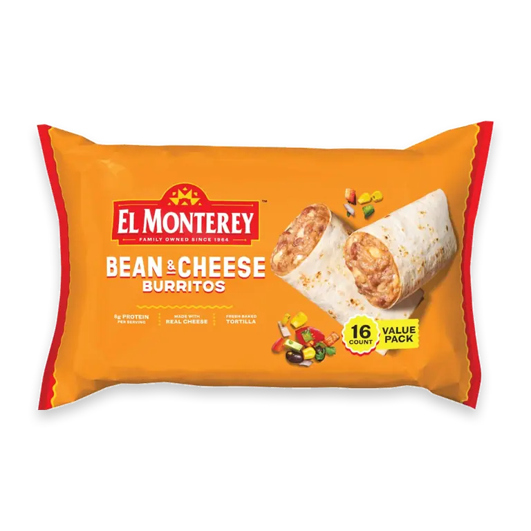 Value Pack Bean & Cheese Frozen Burritos