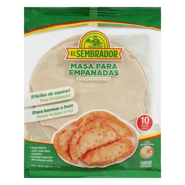 Masa Para Empanadas Dough for Pastries - 10 ct Frozen