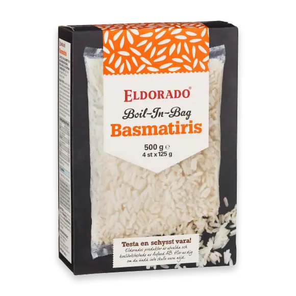 Basmatiris Boil-in-bag 4x125g