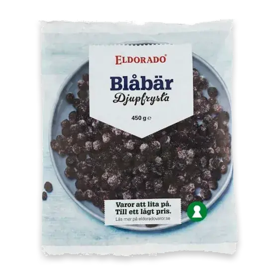 Blåbär Frysta