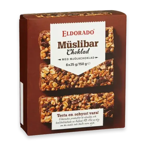 Choklad Müslibar 6-pack