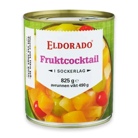 Fruktcocktail i Sockerlag