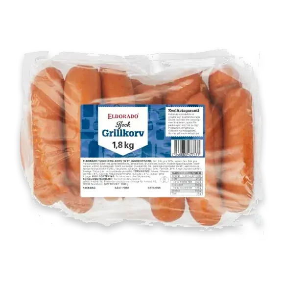Grillkorv Tjock