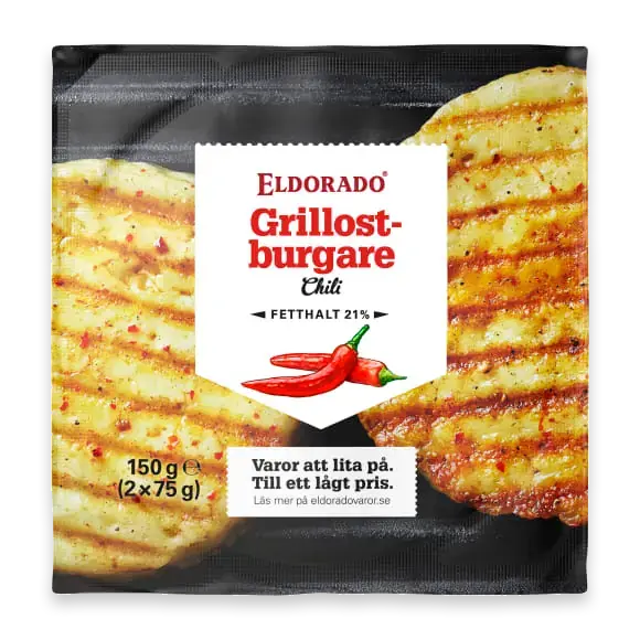 Grillost Chili Burgare 2p 21%