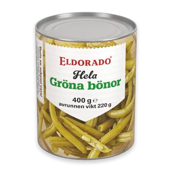 Gröna Bönor Hela