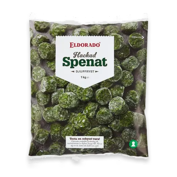 Hackad Spenat Fryst
