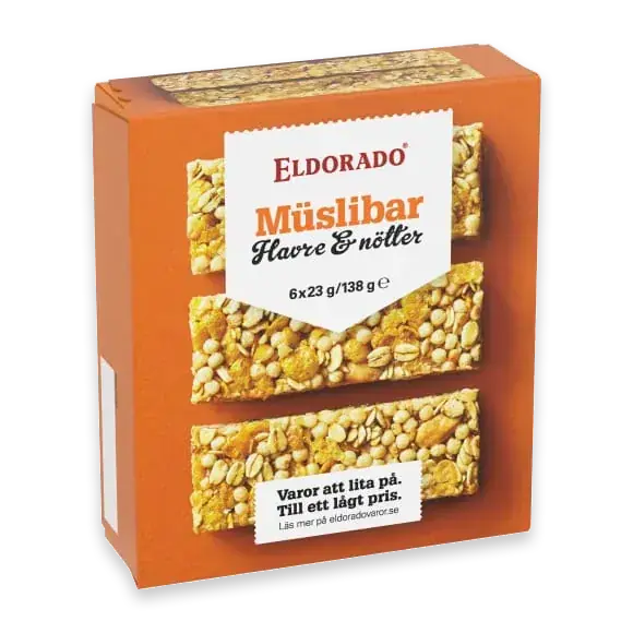 Havre & Nötter Müslibar 6-pack