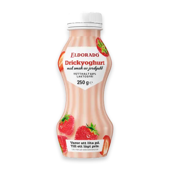 Jordgubb Drickyoghurt Laktosfri 0,8%
