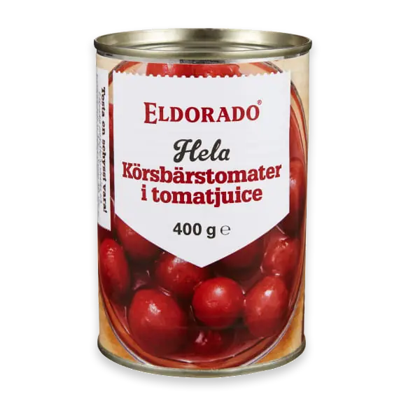 Körsbärs- Tomater i Tomatjuice