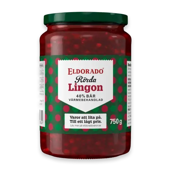 Eldorado Lingonsylt Rårörd
