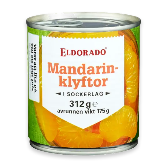 Mandarin Klyftor i Sockerlag