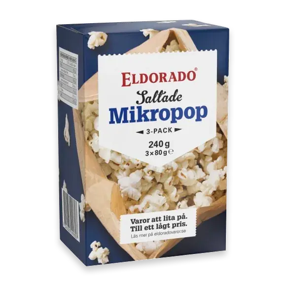 Micropopcorn Saltade 3-pack