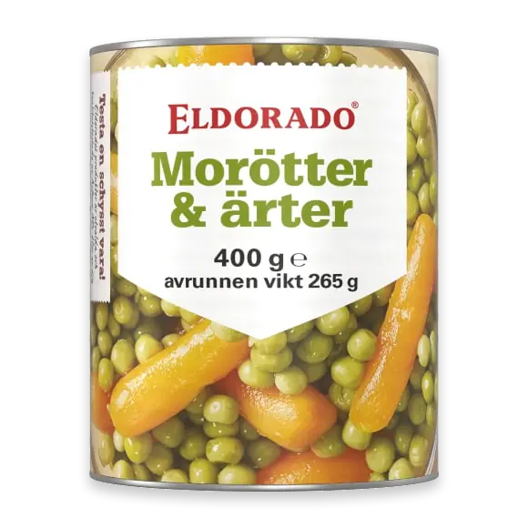Morötter Ärter Hela