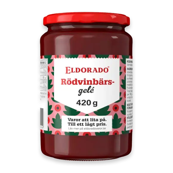 Rödvinbärs- Gelé