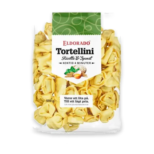 Tortelloni Ricotta Och Spenat