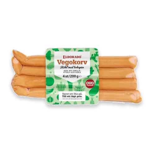 Vegokorv Ovo-vegetarisk 4-pack