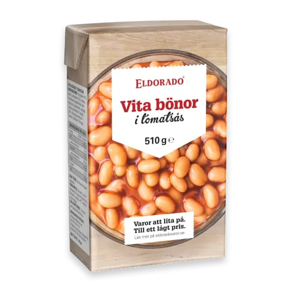 Vita Bönor Tomatsås