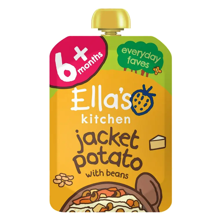 Organic Jacket Potato, Beans & Cheese Baby Food Pouch 6+ Months 100g