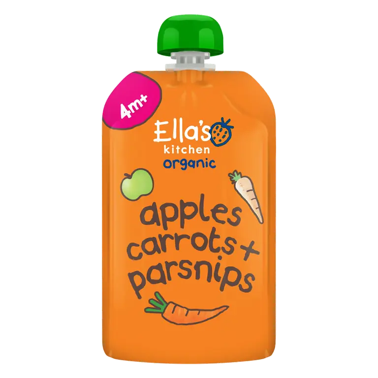 Puré Ekologisk Morot/Äppl/Pals