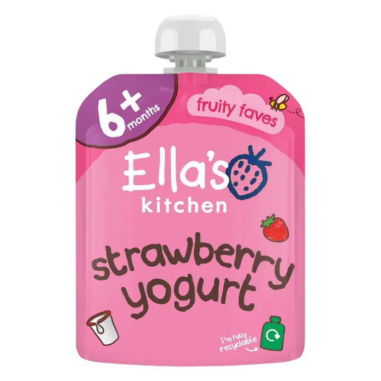 Ella's Kitchen StrawberryYoghurt 6+ Months 90g