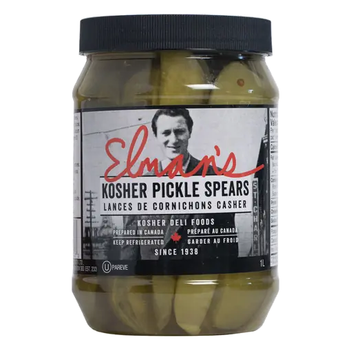 Kosher Pickle Spears Dill With Garlic 1 L