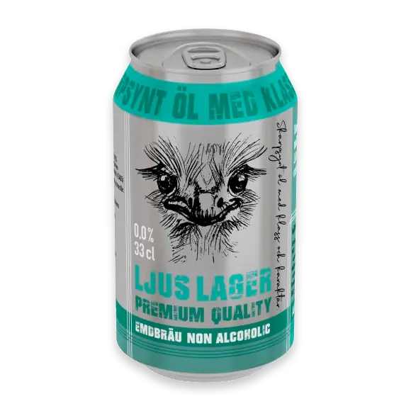 Emd Bräu Ljus Lager Non Alcoholic Alkfri