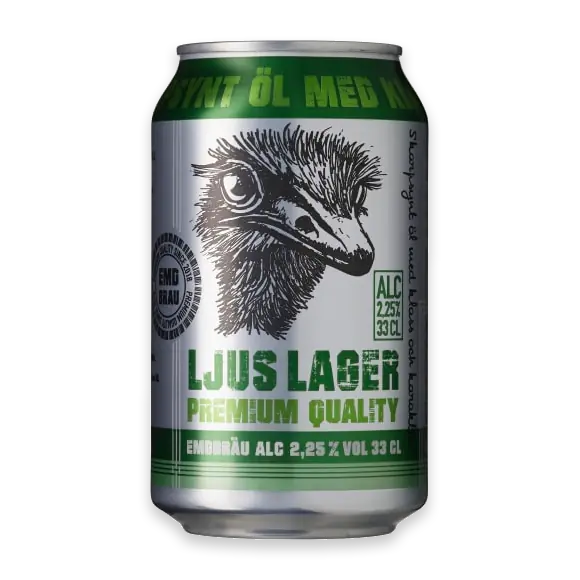 Emdbräu Ljus Lager Premium Lättöl