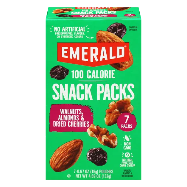 100 Calorie Packs Walnuts & Almonds with Dried Cherries - 7 ct
