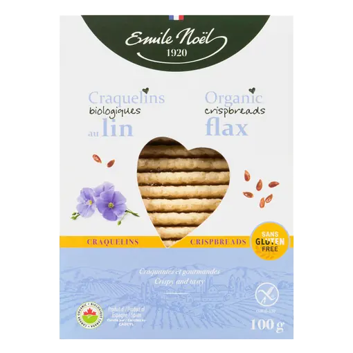 Organic Gluten-Free Crispbreads Flax 100 g