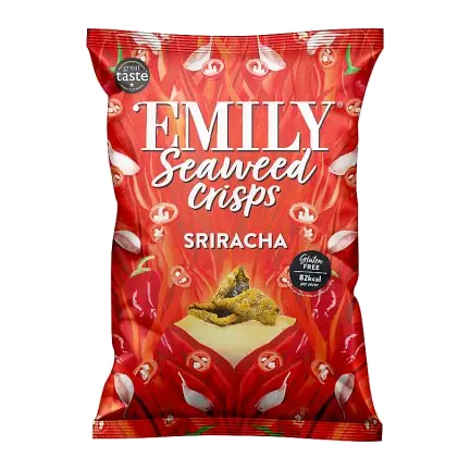 Seaweed Crisps Sriracha Sharing Bag