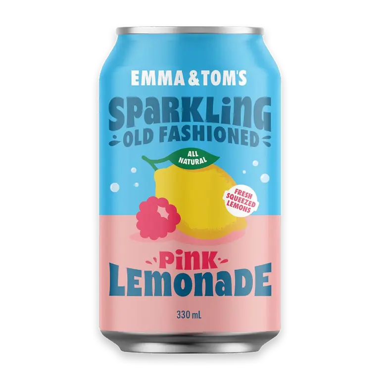 Sparkling Old Fashioned Pink Lemonade Can