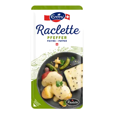 Raclette Sliced Cheese Pepper 200 g