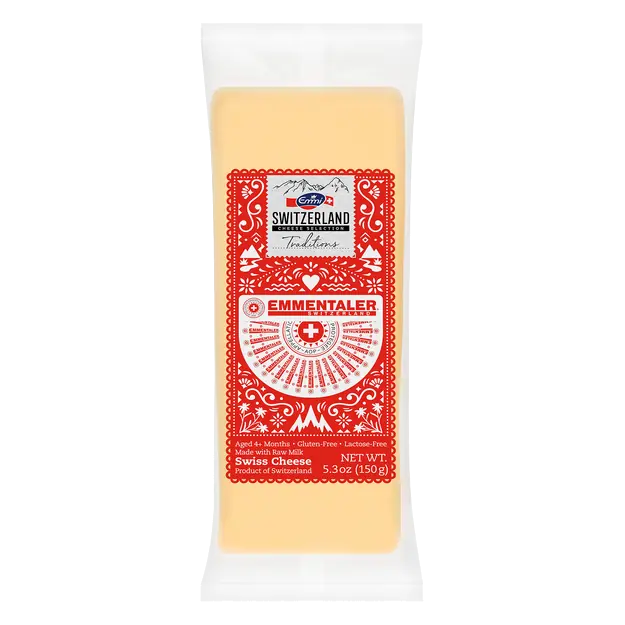 Switzerland Emmentaler Swiss Cheese Block