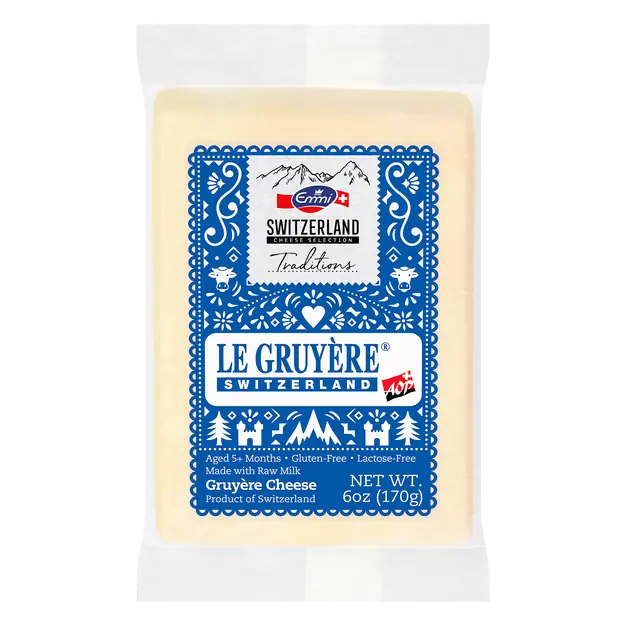 Switzerland Gluten & Lactose Free Gruyere Cheese Block