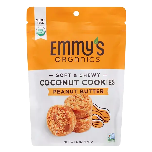 Coconut Cookies, Soft & Chewy, Peanut Butter