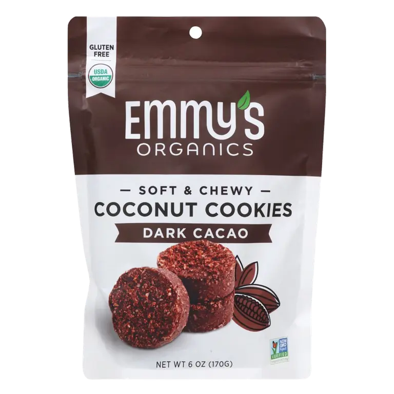 Dark Cacao Classic Coconut Cookies