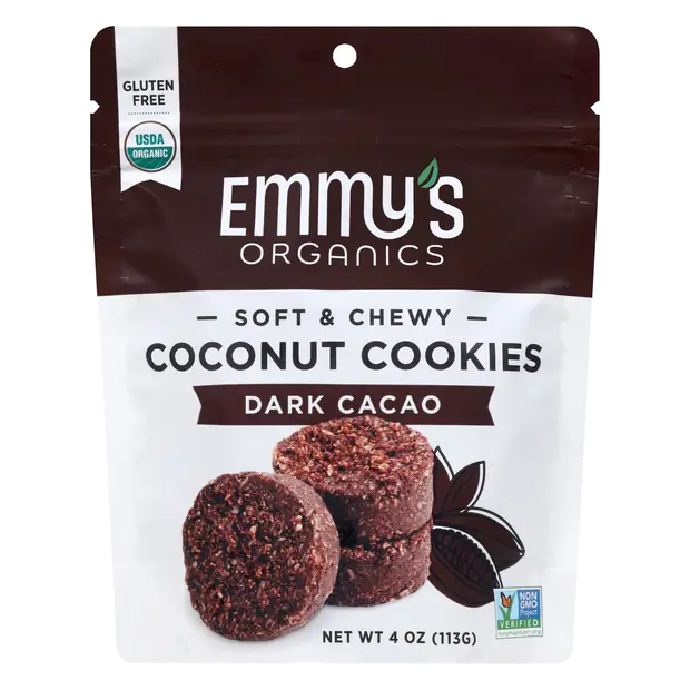 Gluten Free Dark Cacao Coconut Cookies