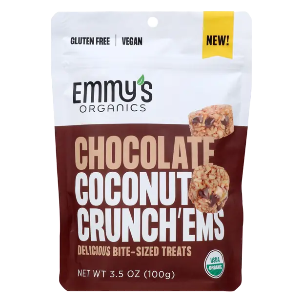 Gluten Free Vegan Chocolate Coconut Crunch'Ems