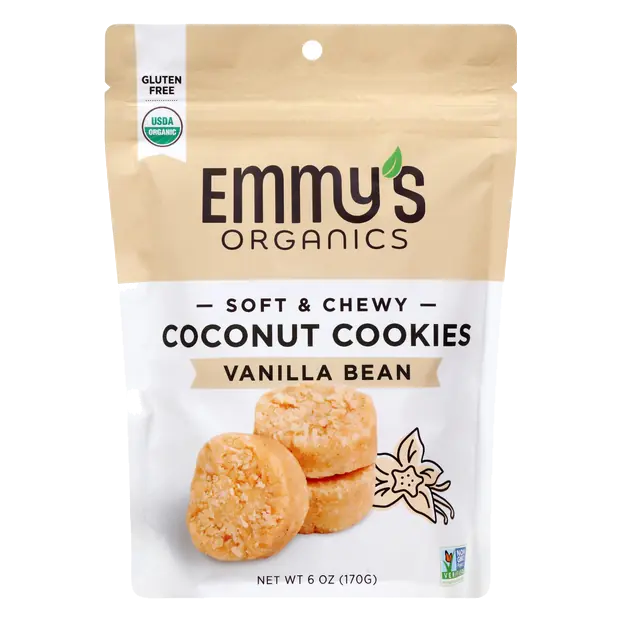 Gluten & Grain Free Vegan Vanilla Bean Coconut Cookies