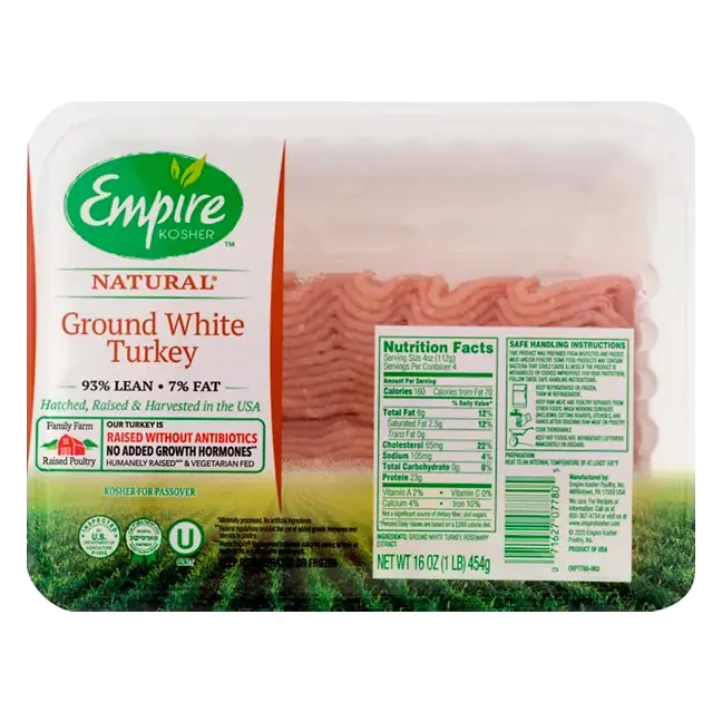 Ground White Turkey