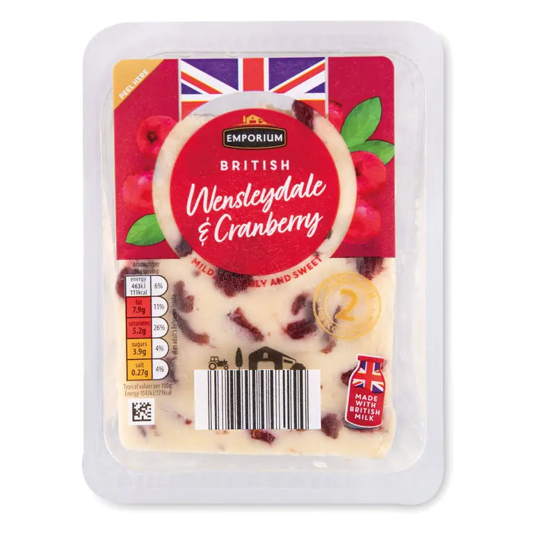 British Wensleydale & Cranberry Cheese